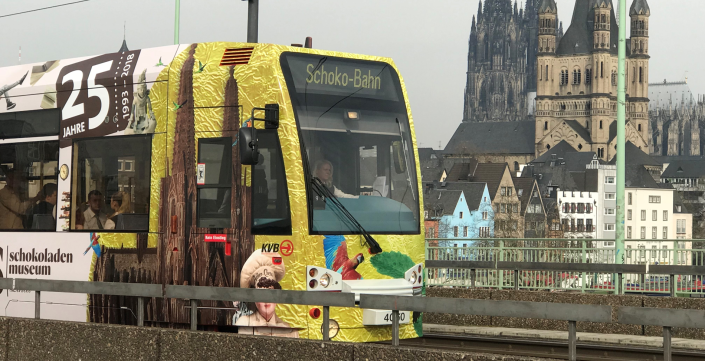 Busbillet med billet i Köln