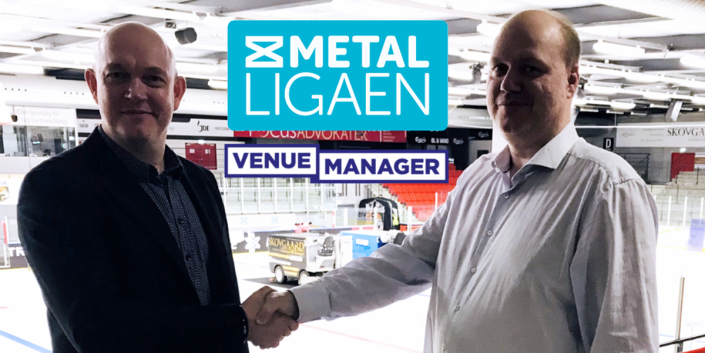 Metal Ligaen samarbejder med Venue Manager om en stærk billet-, merchandise-, og sponsorplatform